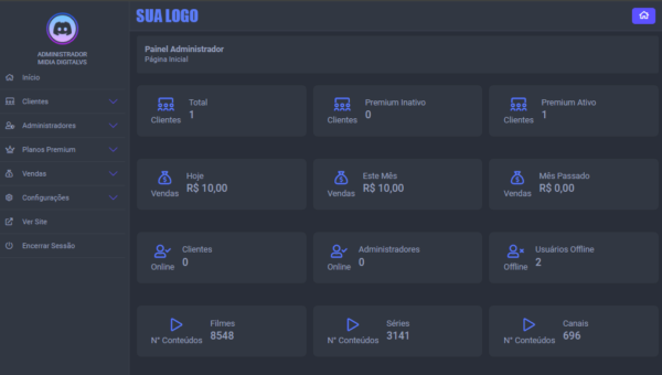 SCRIPT SERVIDOR PROPRIO PUXA LISTA M3U COM APLICATIVO ORIGINAL - Imagem 3