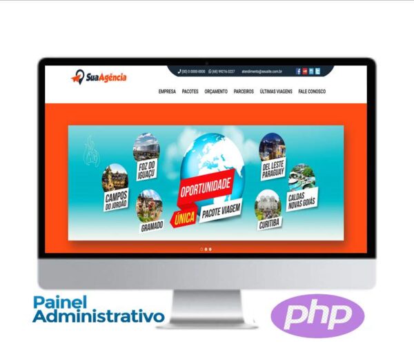 Site Pronto Agencia de Viagens - COD-2339