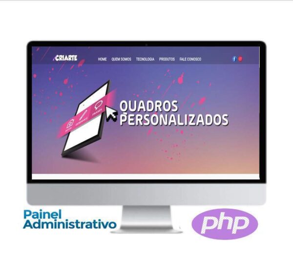 Site para Vitrine de Produtos em PHP - COD-5551