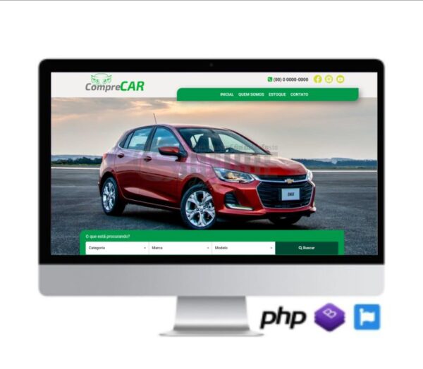 SCRIPT SITE PRONTO GARAGEM EM PHP COM PAINEL ADMINISTRADOR COD-8008